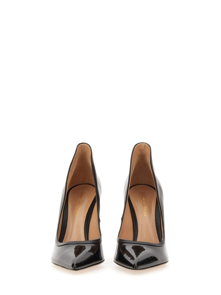 GIANVITO ROSSI DÈCOLLETÉ TUXEDO