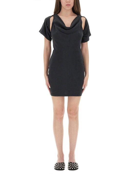 ALEXANDERWANG.T "DECONSTRUCTED" SHORT DRESS
