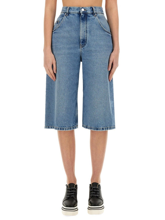 stella mccartney DENIM BERMUDA SHORTS