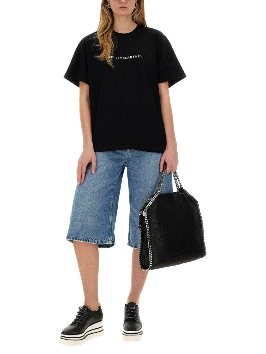 stella mccartney DENIM BERMUDA SHORTS
