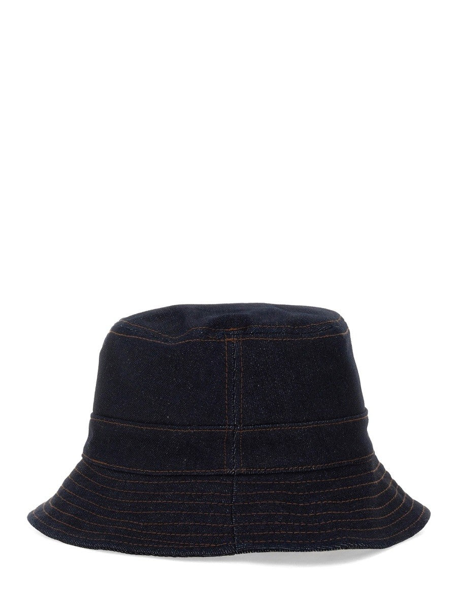 GANNI DENIM BUCKET HAT