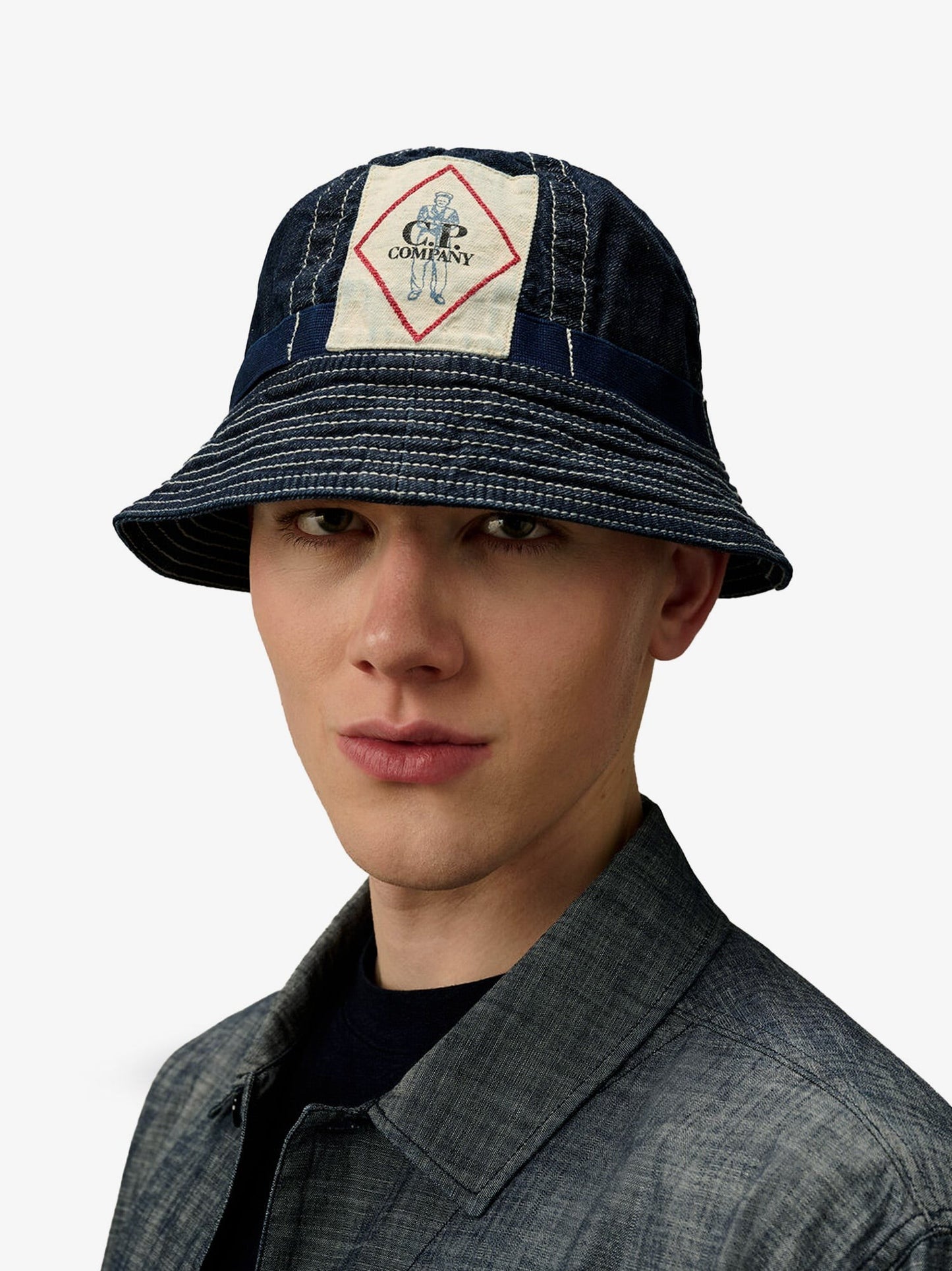 C.P.COMPANY Denim bucket hat