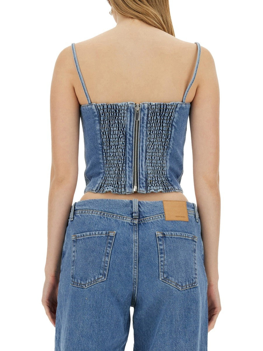 MAGDA BUTRYM DENIM CORSET