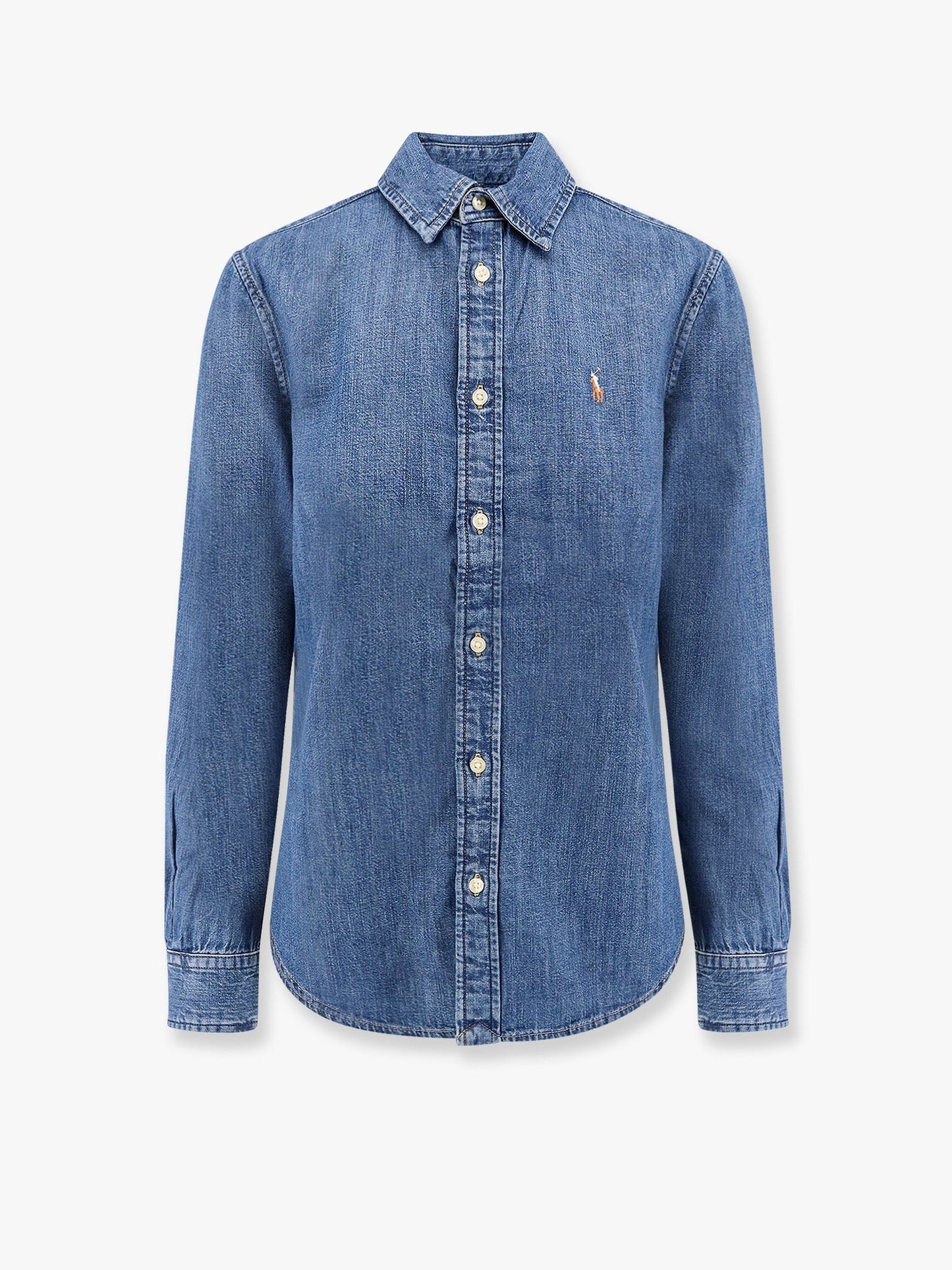 Polo Ralph Lauren Denim shirt with logo embroidery