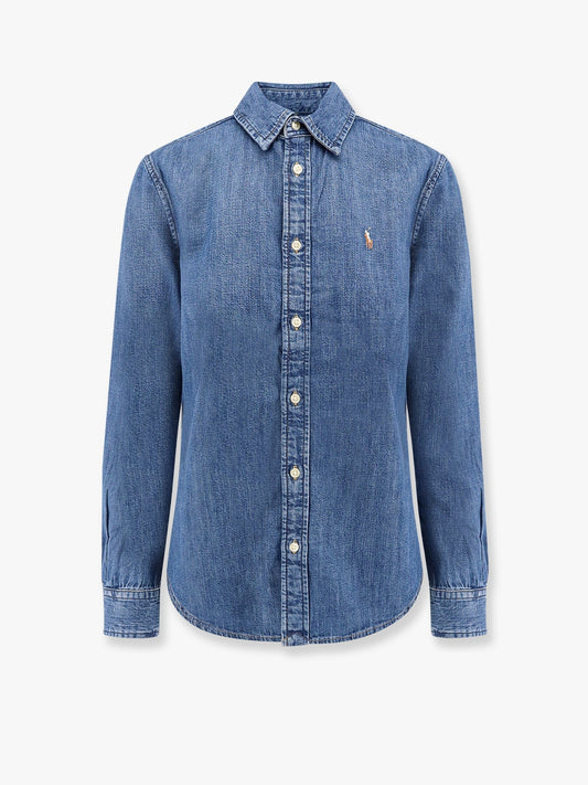 Polo Ralph Lauren Denim shirt with logo embroidery