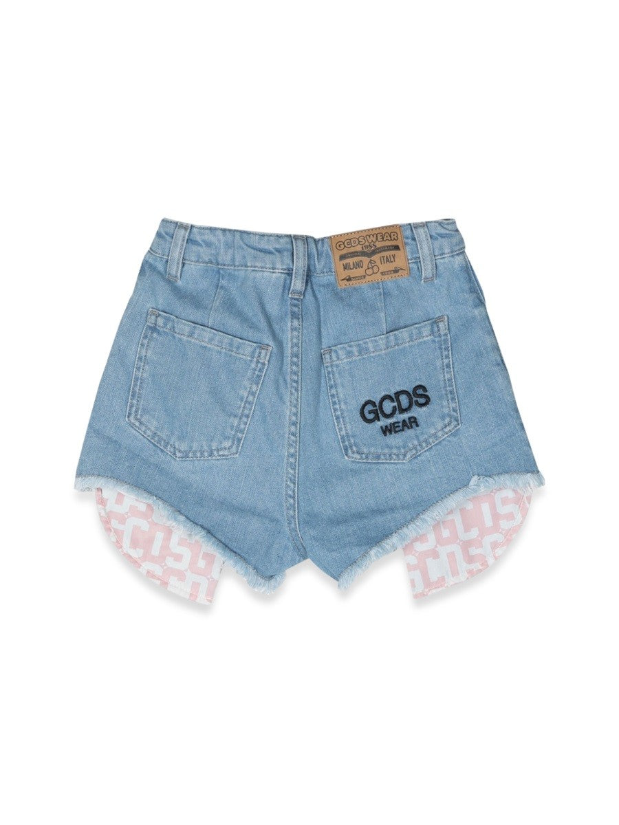 gcds denim shorts inserts