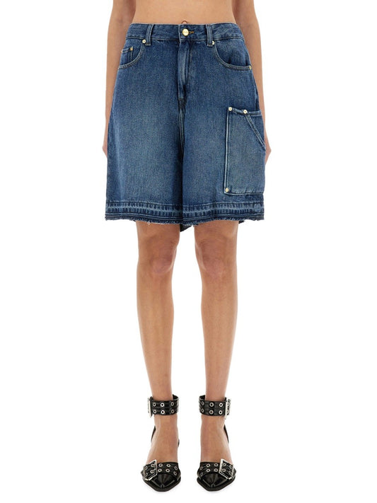 GANNI DENIM SHORTS