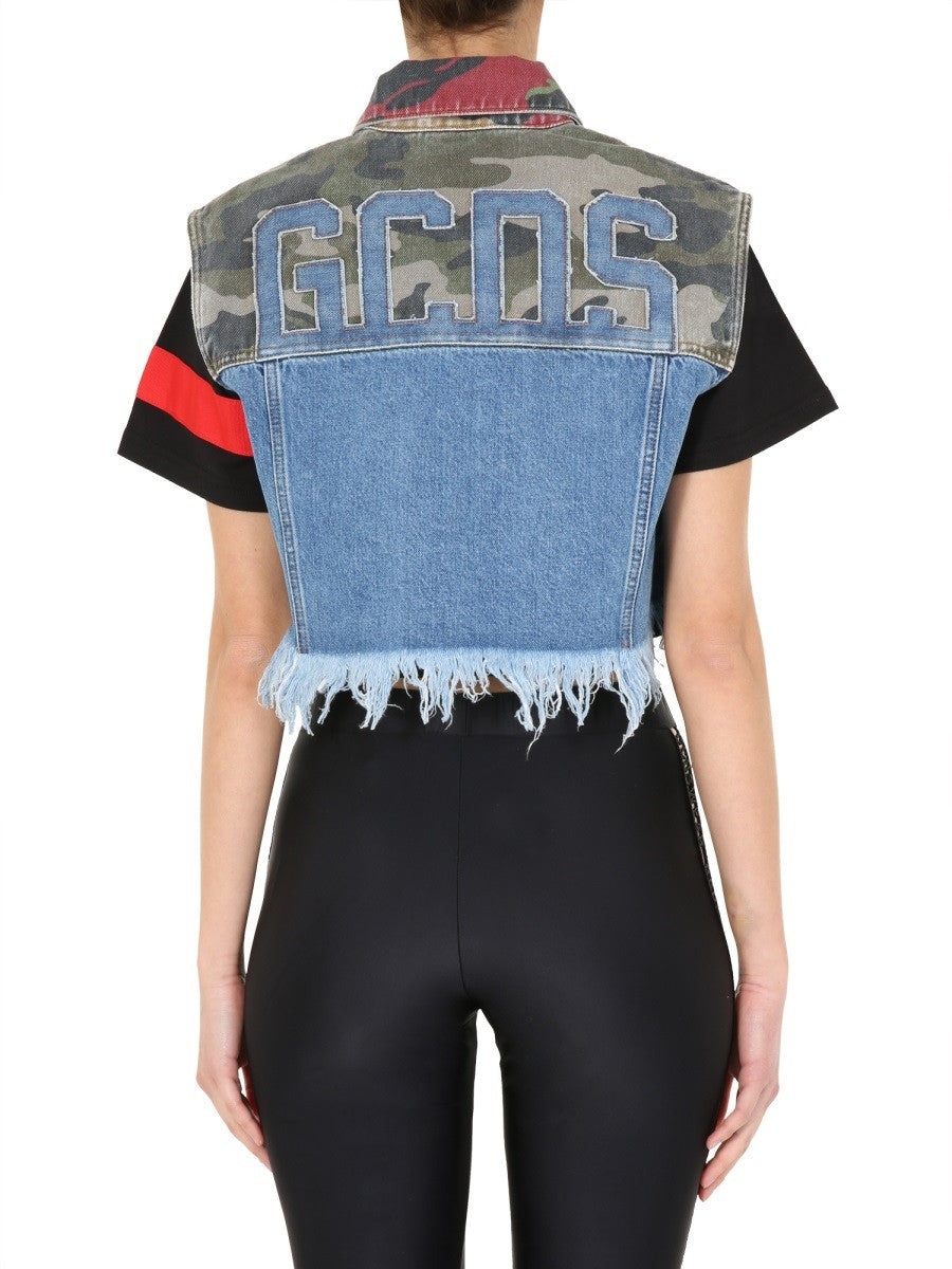 gcds DENIM VEST