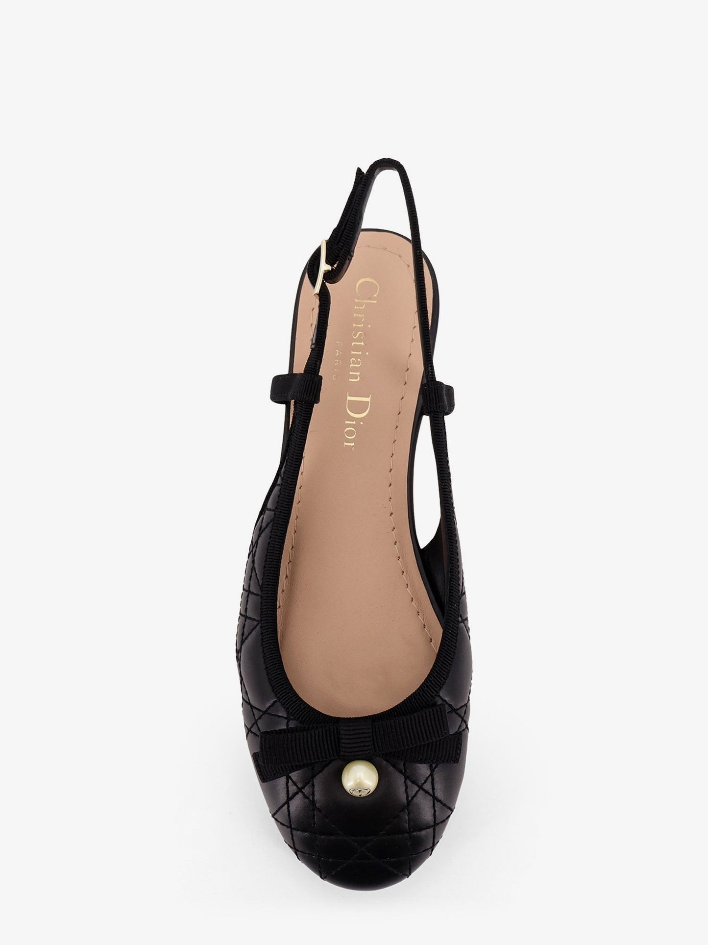 Dior Dior Ballet leather slingback ballerinas