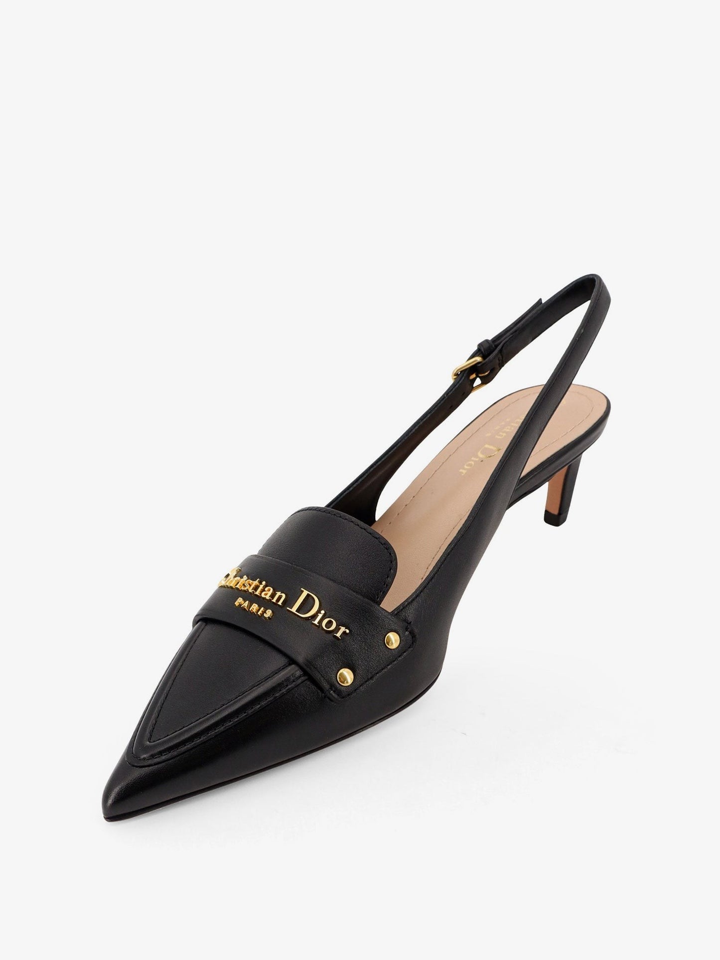 Dior Dior Boy leather slingback décolleté