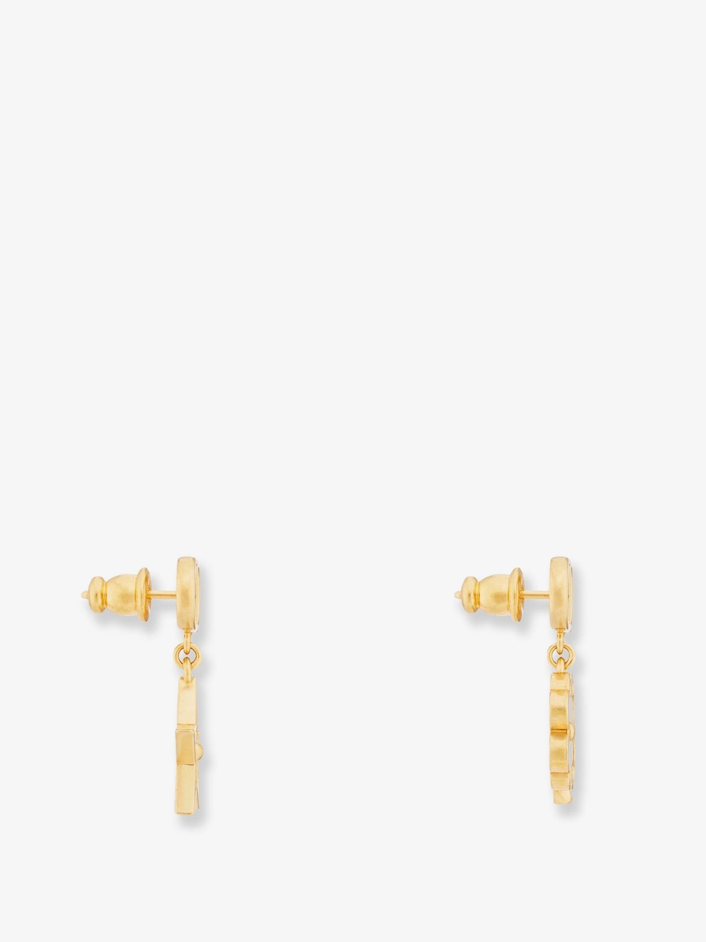 Dior Dior Destiny metal and mother of pearl earrings