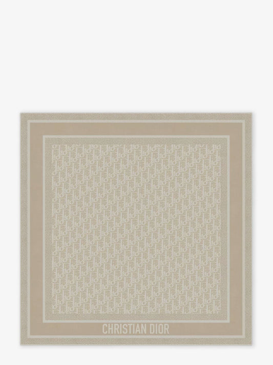 Dior Dior Oblique silk twill foulard