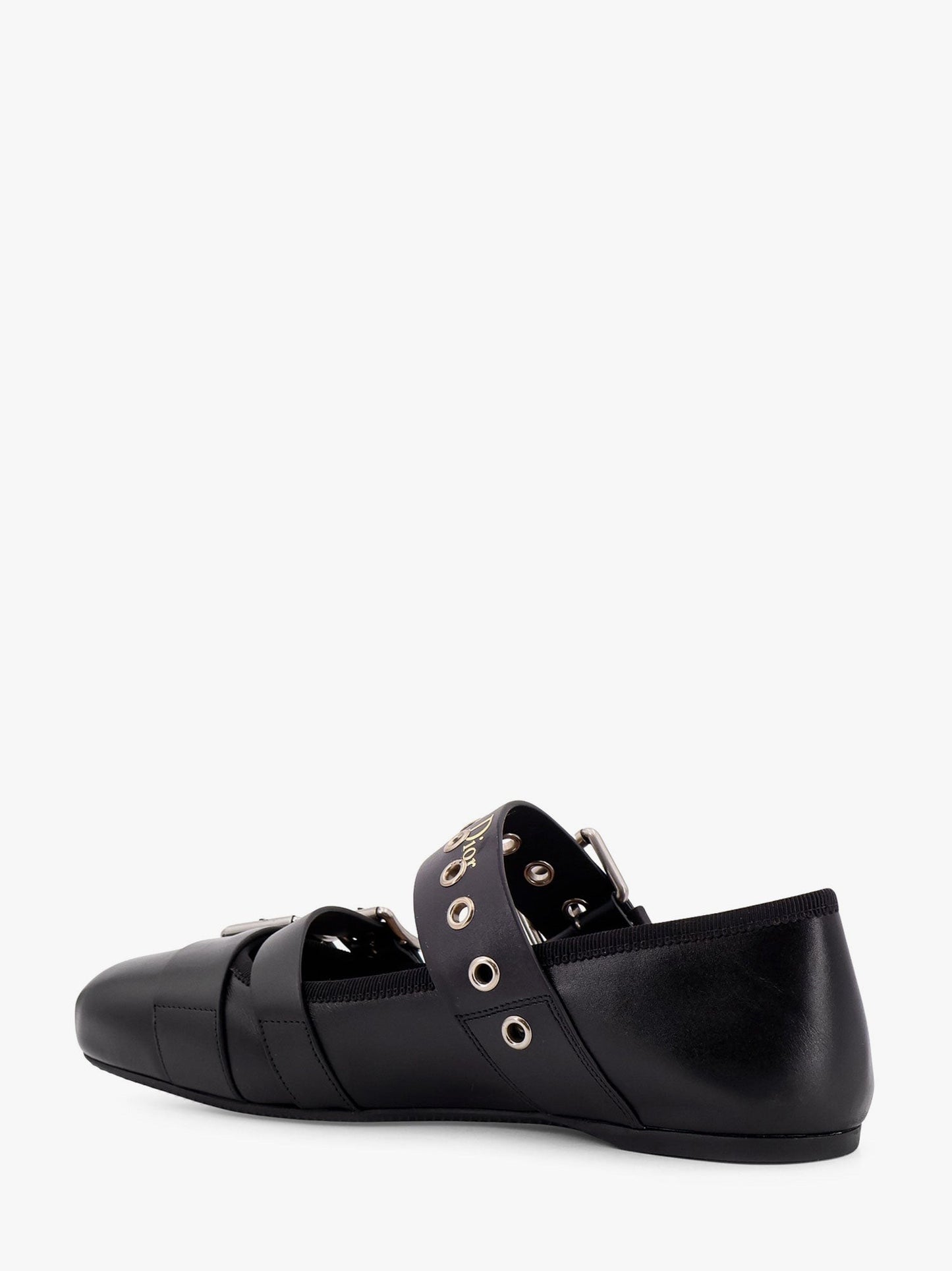 Dior Dior punk leather ballerinas