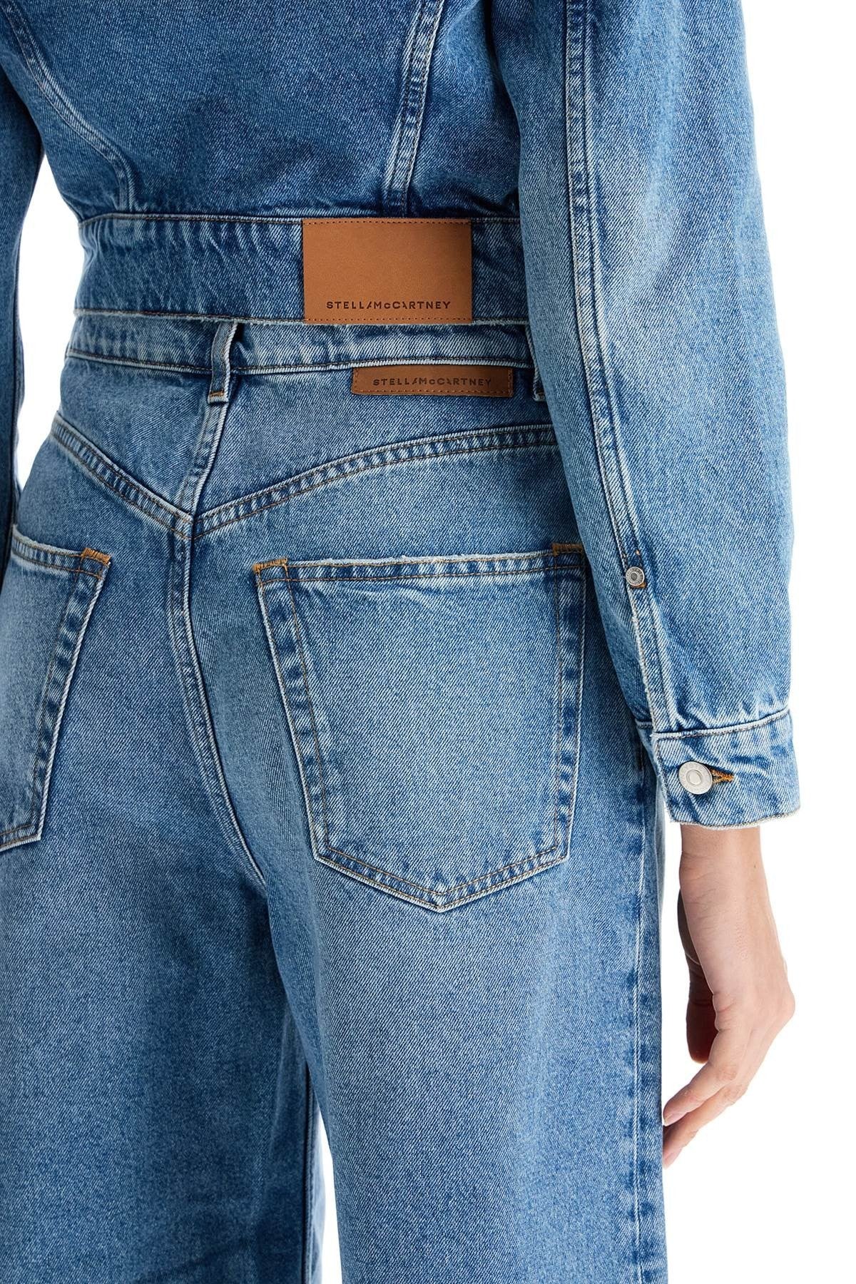 stella mccartney distressed cropped jeans with a