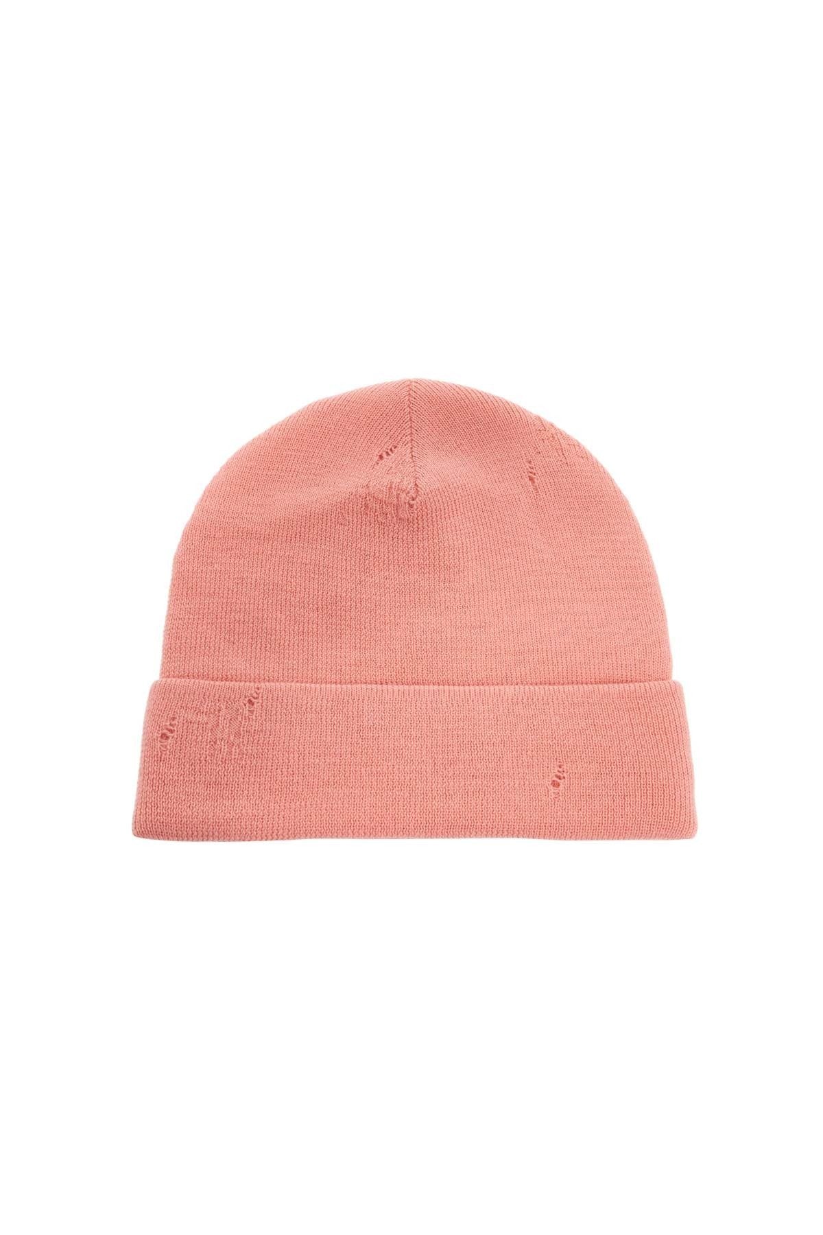 Acne Studios distressed wool beanie hat in