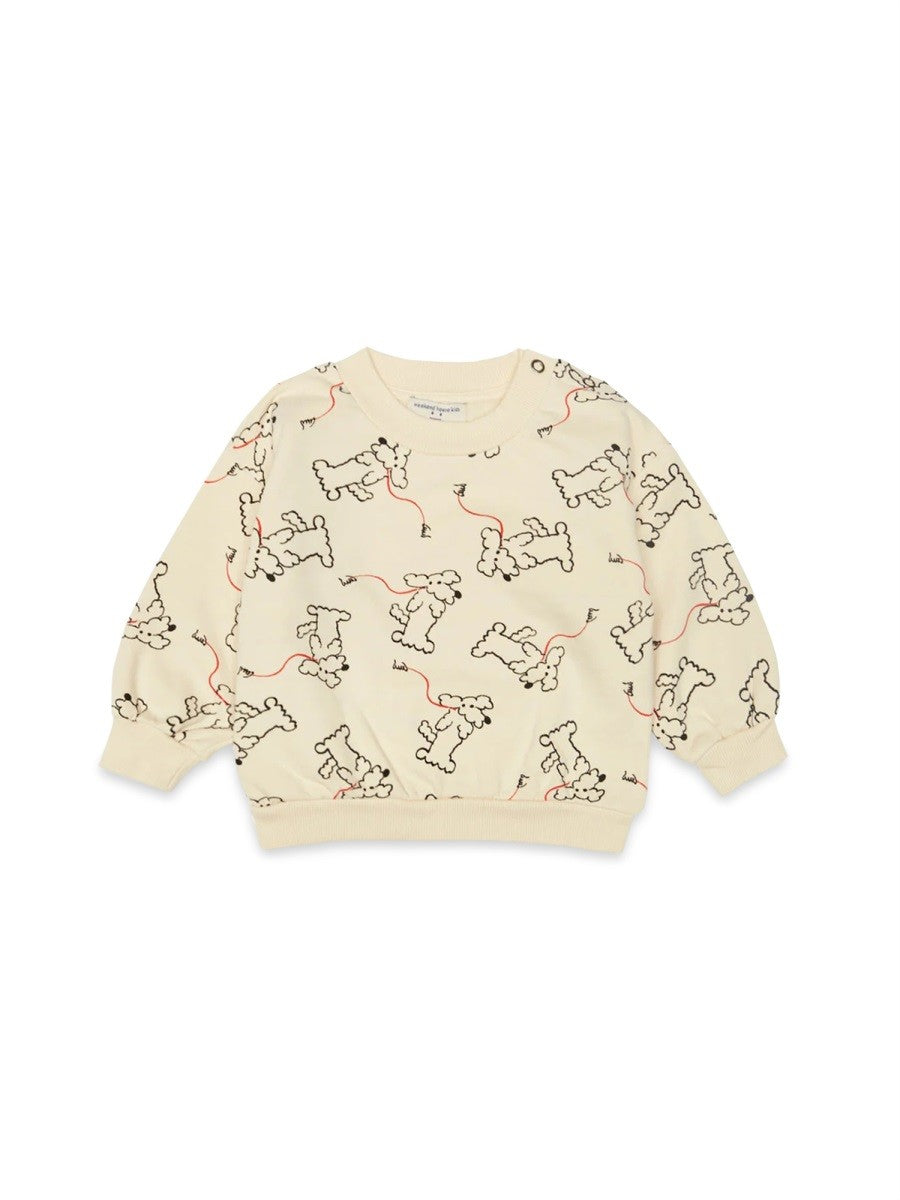 WEEKEND HOUSE KIDS dog all over sweatshirt