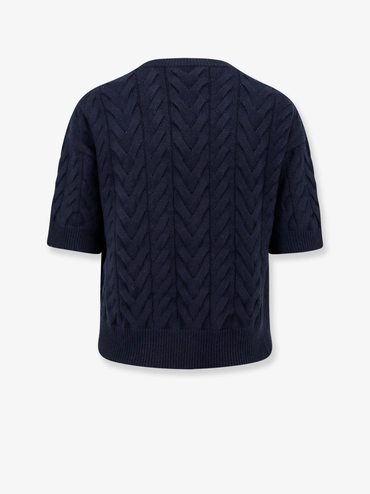 'S MAX MARA Dominus wool sweater with cable knit