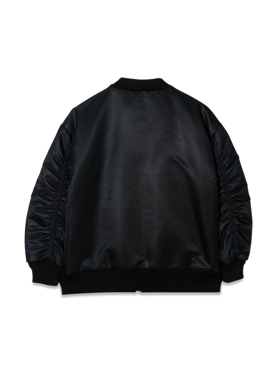 Versace DONATELLA EMBROIDERY BOMBER JACKET