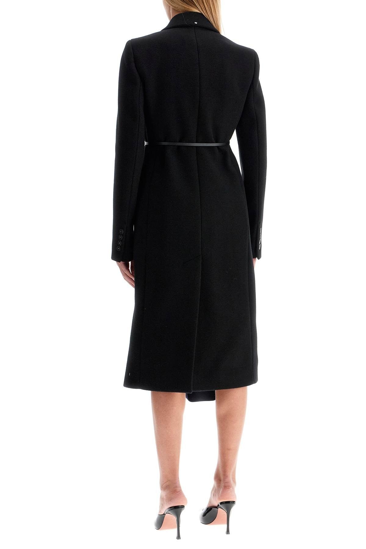 Sportmax double-breasted cashmere blend coat