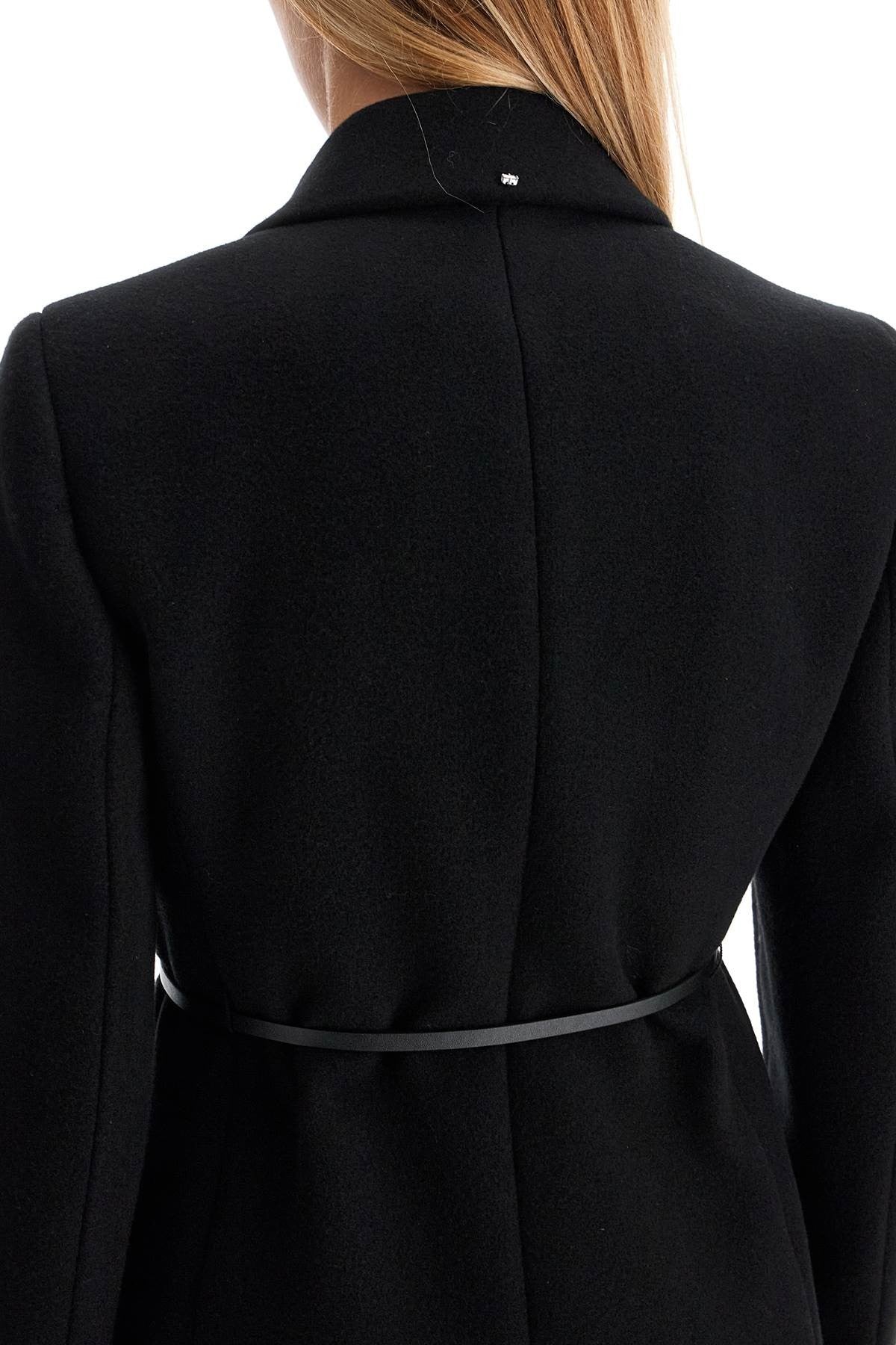 Sportmax double-breasted cashmere blend coat