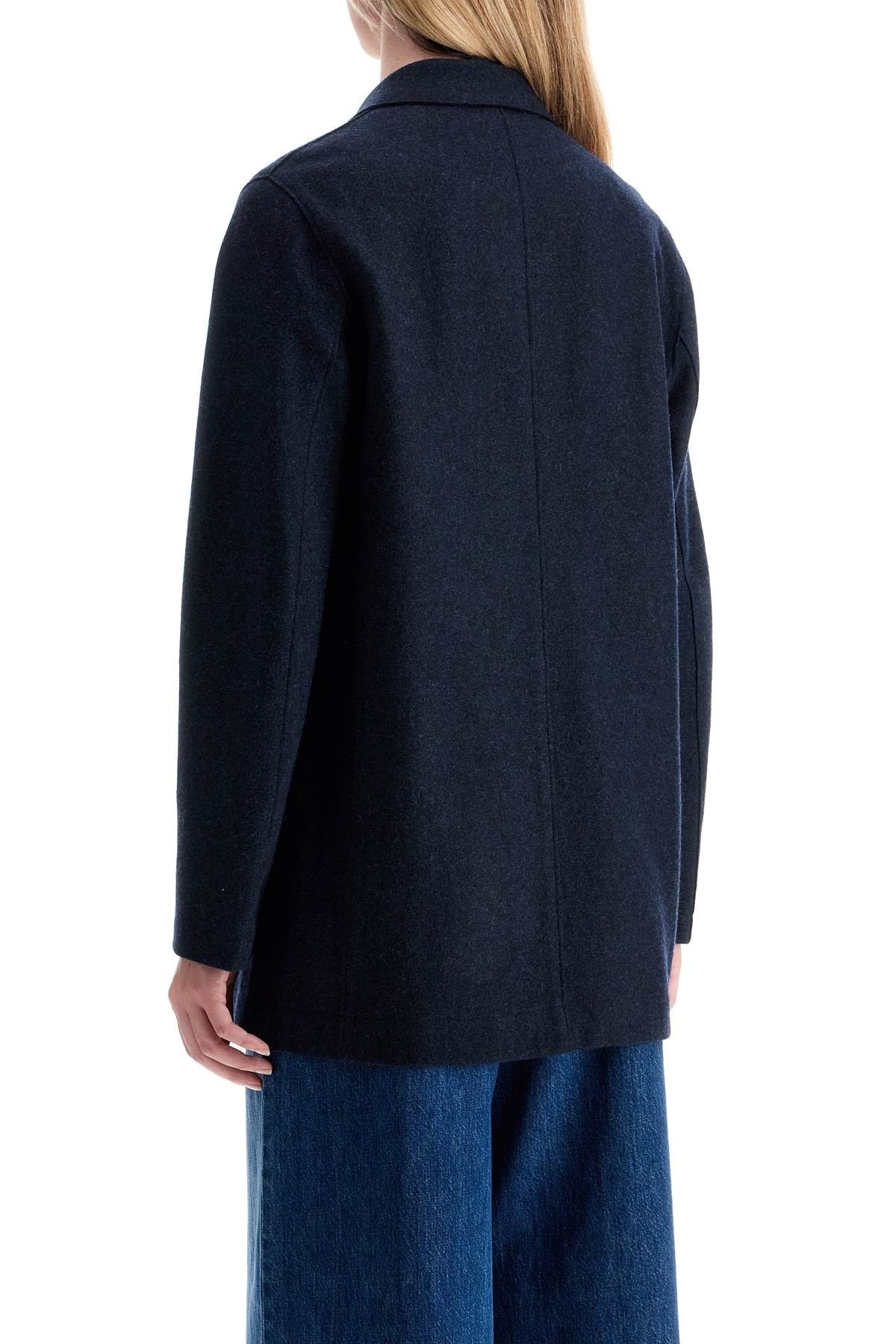 HARRIS WHARF LONDON double-breasted cashmere coat