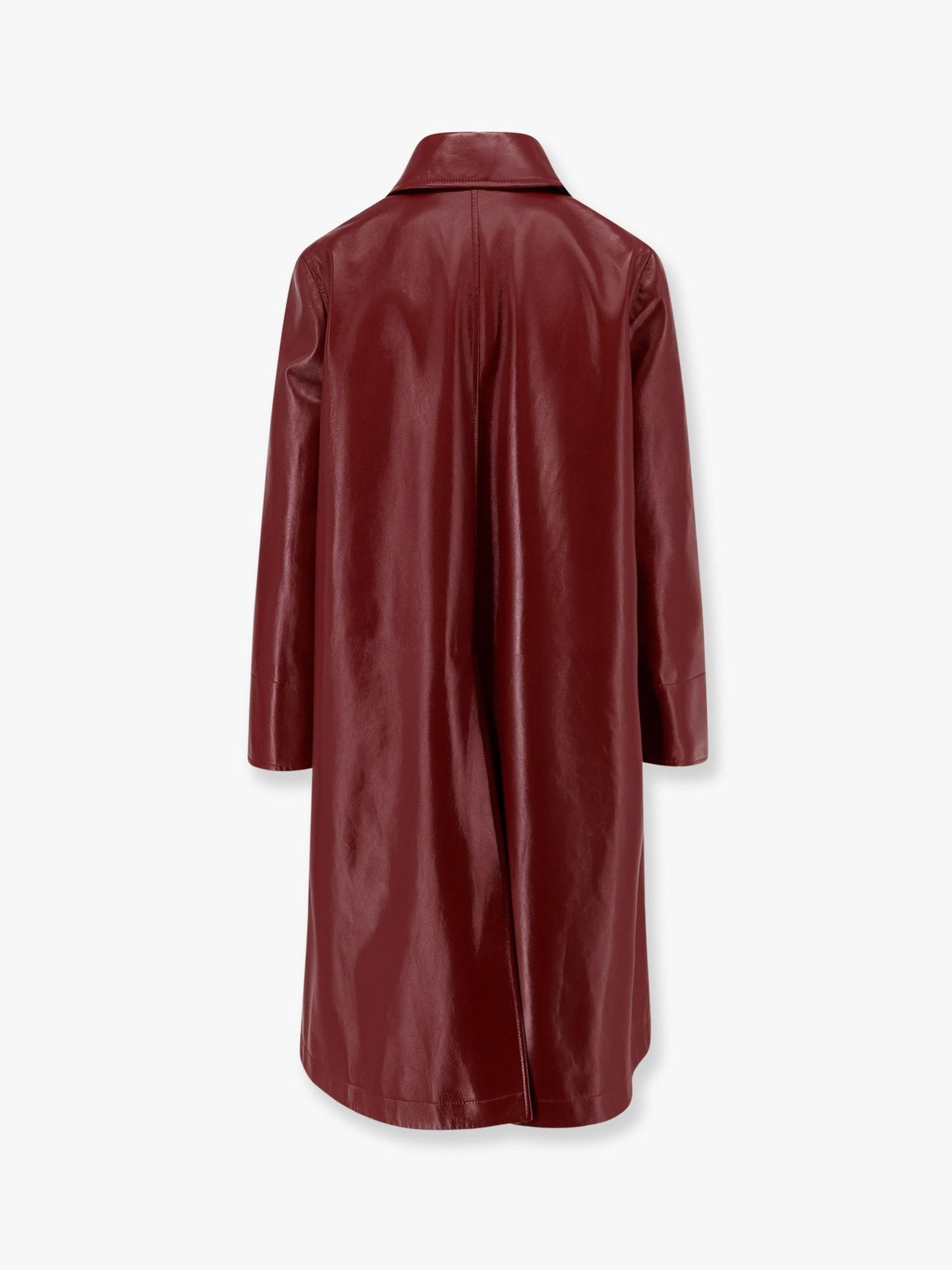 Gucci Double-breasted leather coat