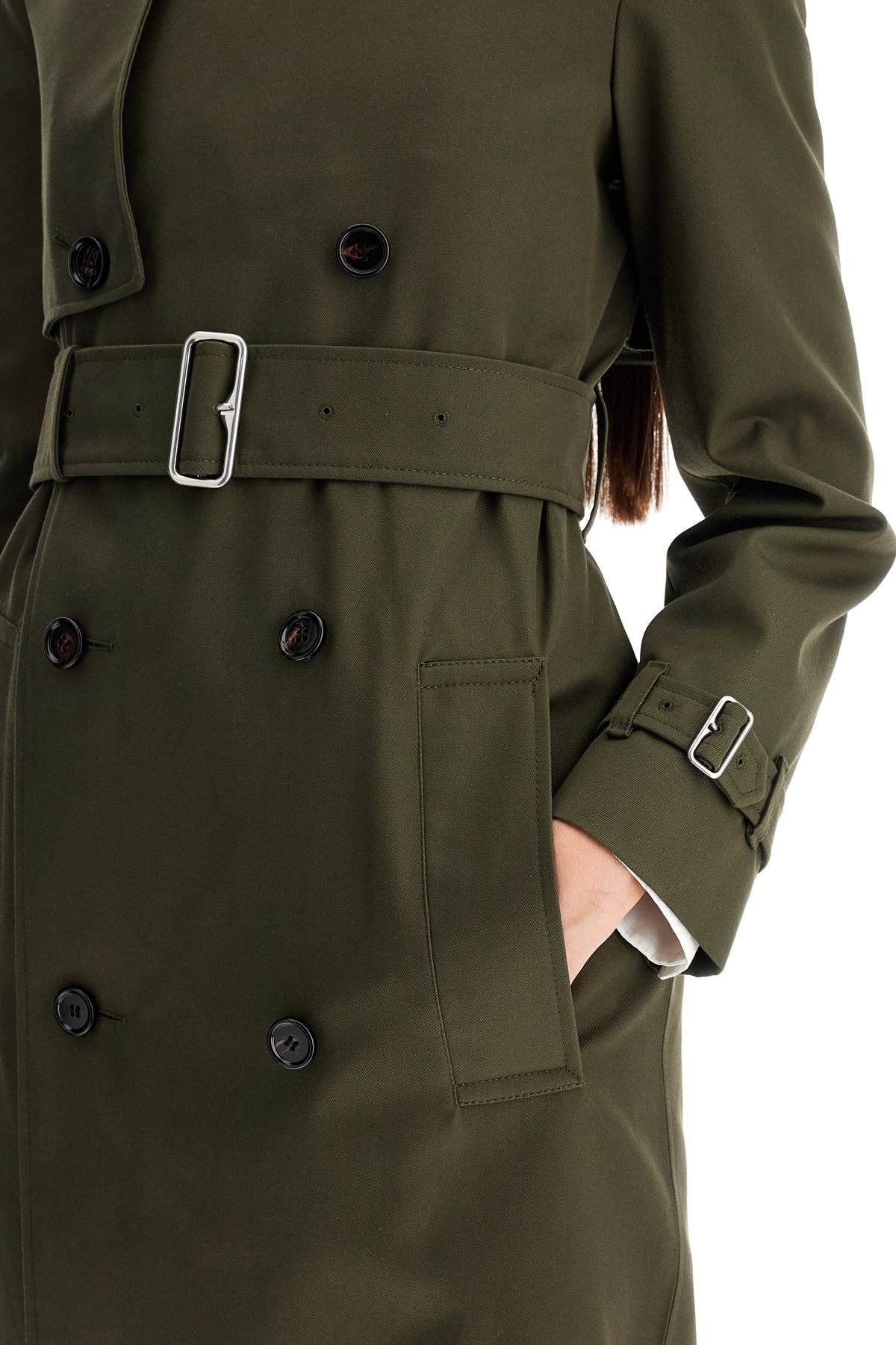 Moschino double-breasted trench coat with