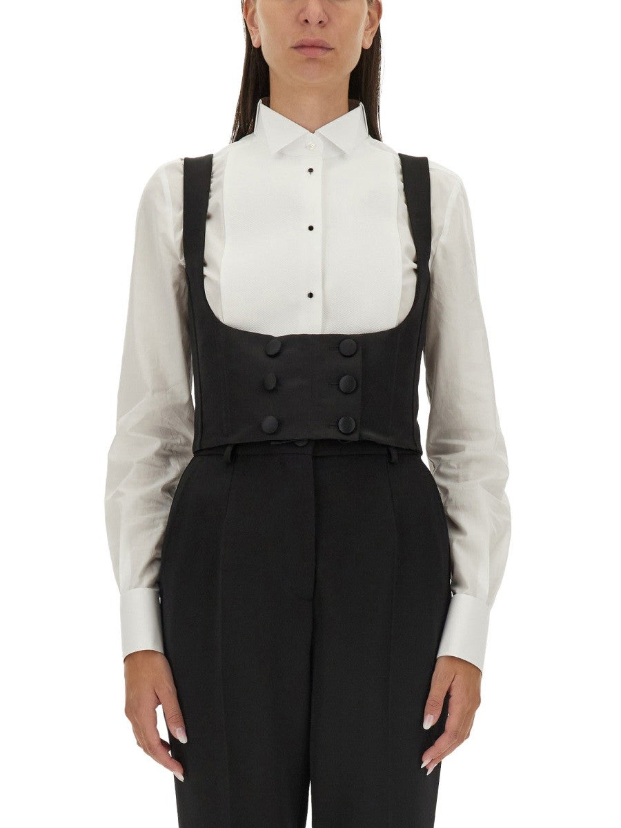 Dolce & Gabbana DOUBLE-BREASTED TUXEDO VEST