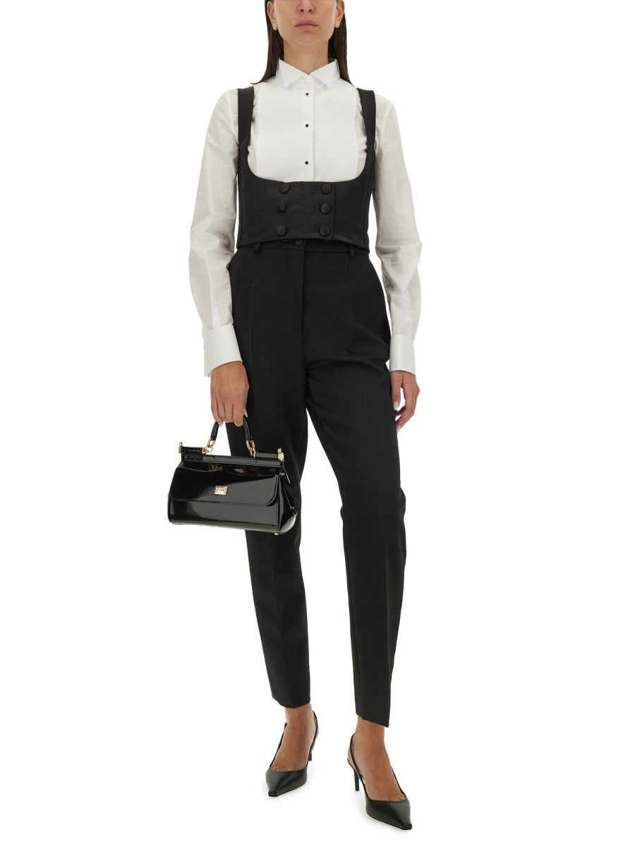 Dolce & Gabbana DOUBLE-BREASTED TUXEDO VEST