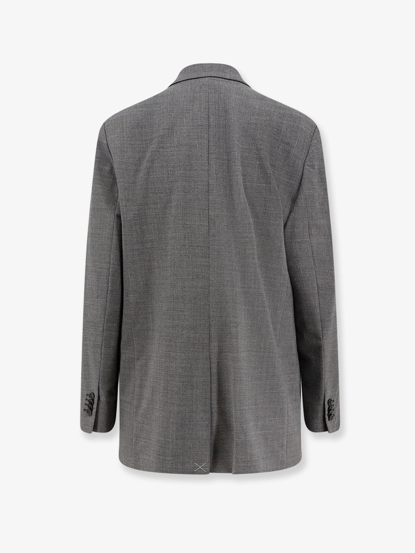 ASPESI Double-breasted wool blend blazer