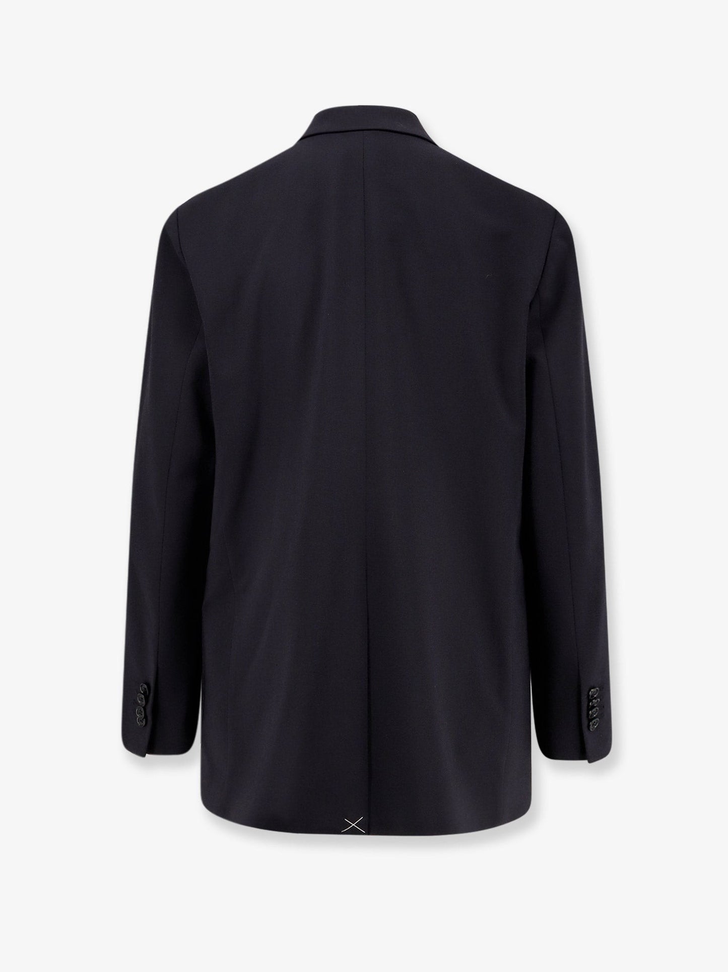 ASPESI Double-breasted wool blend blazer