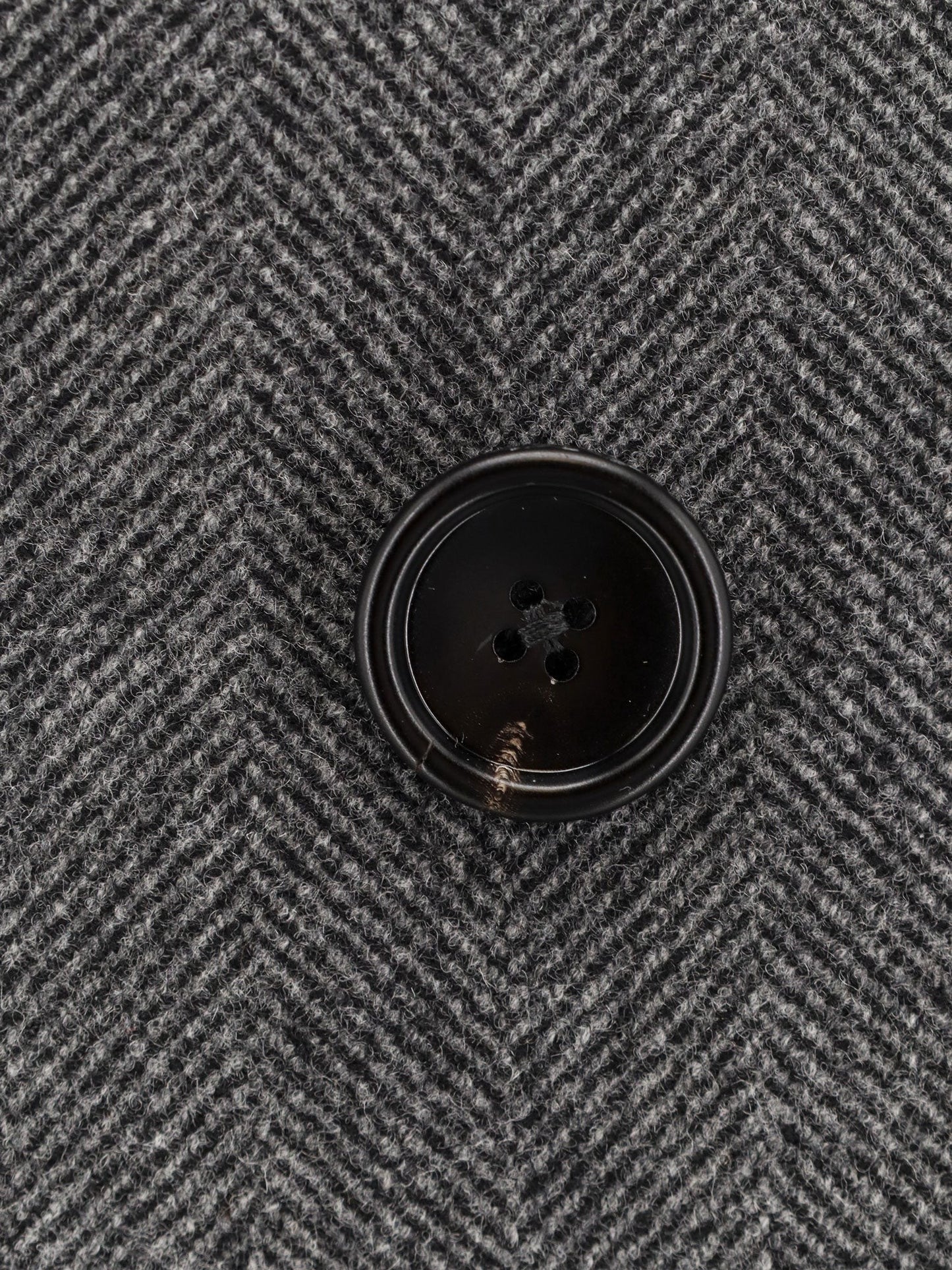 TOM FORD Double-breasted wool coat with herringbone motif