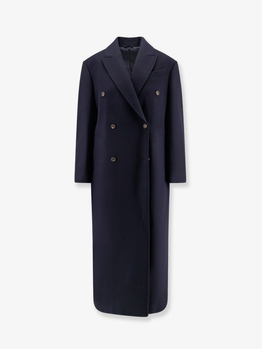 Brunello Cucinelli Double-breasted wool coat