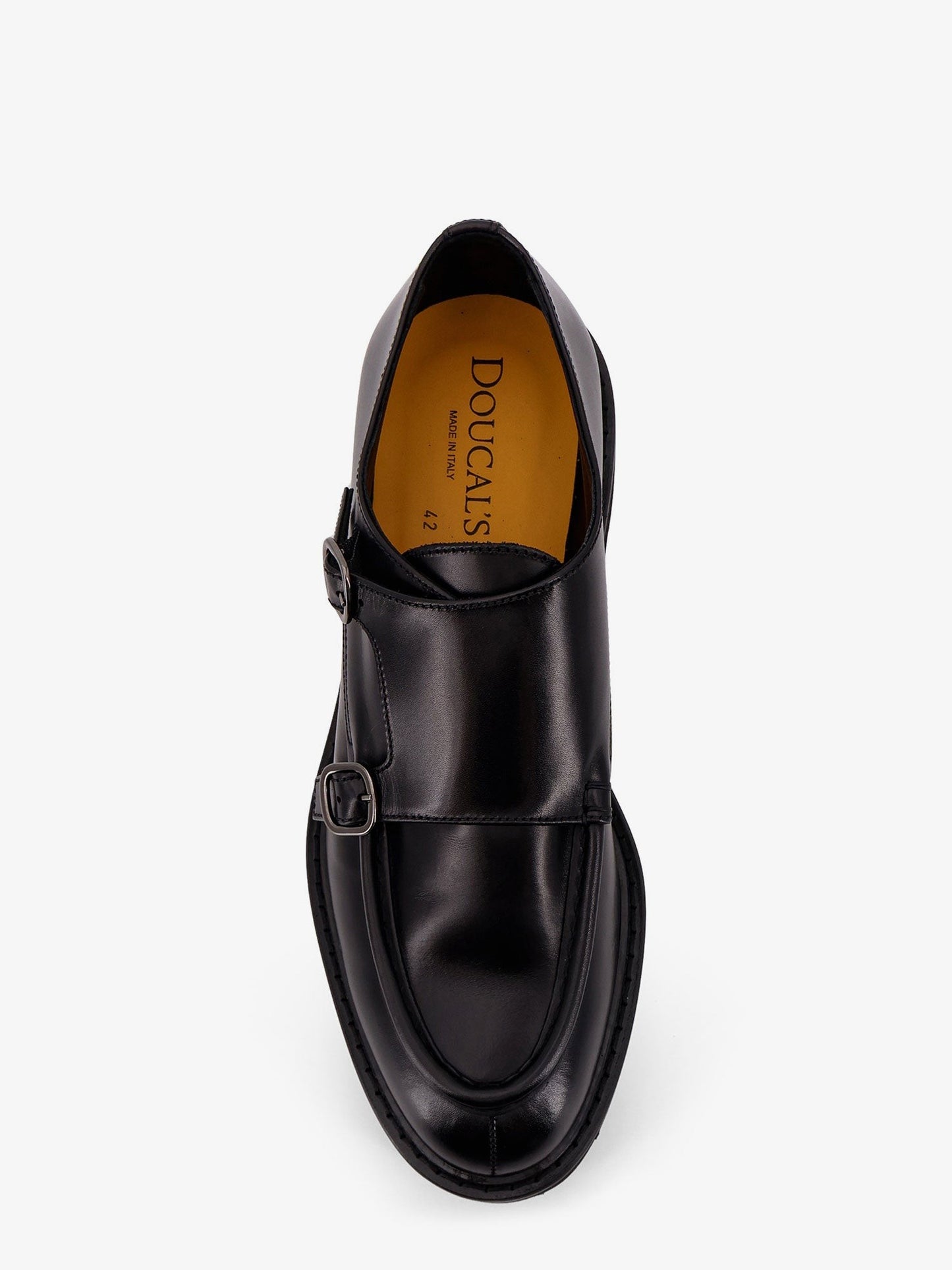 Doucal'S Double Buckle leather shoe