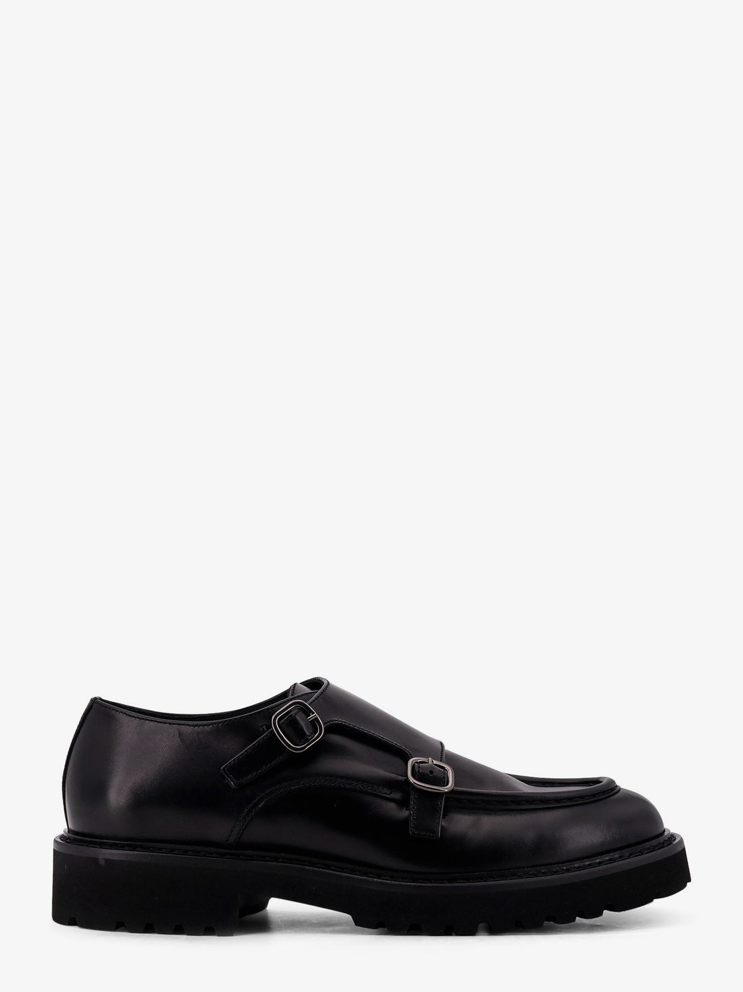 Doucal'S Double Buckle leather shoe