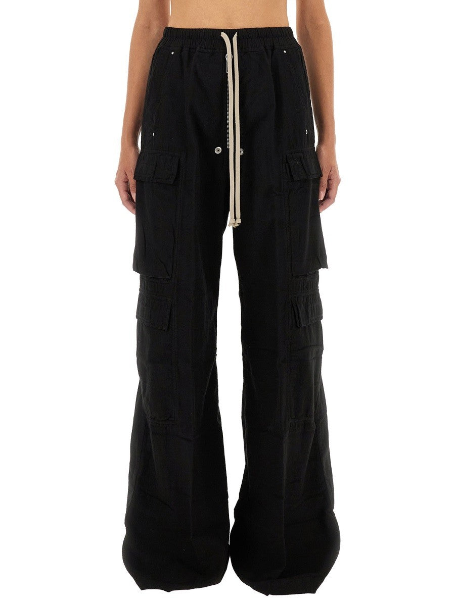 RICK OWENS DRKSHDW "DOUBLE CARGO JUMBO BELAS" PANTS