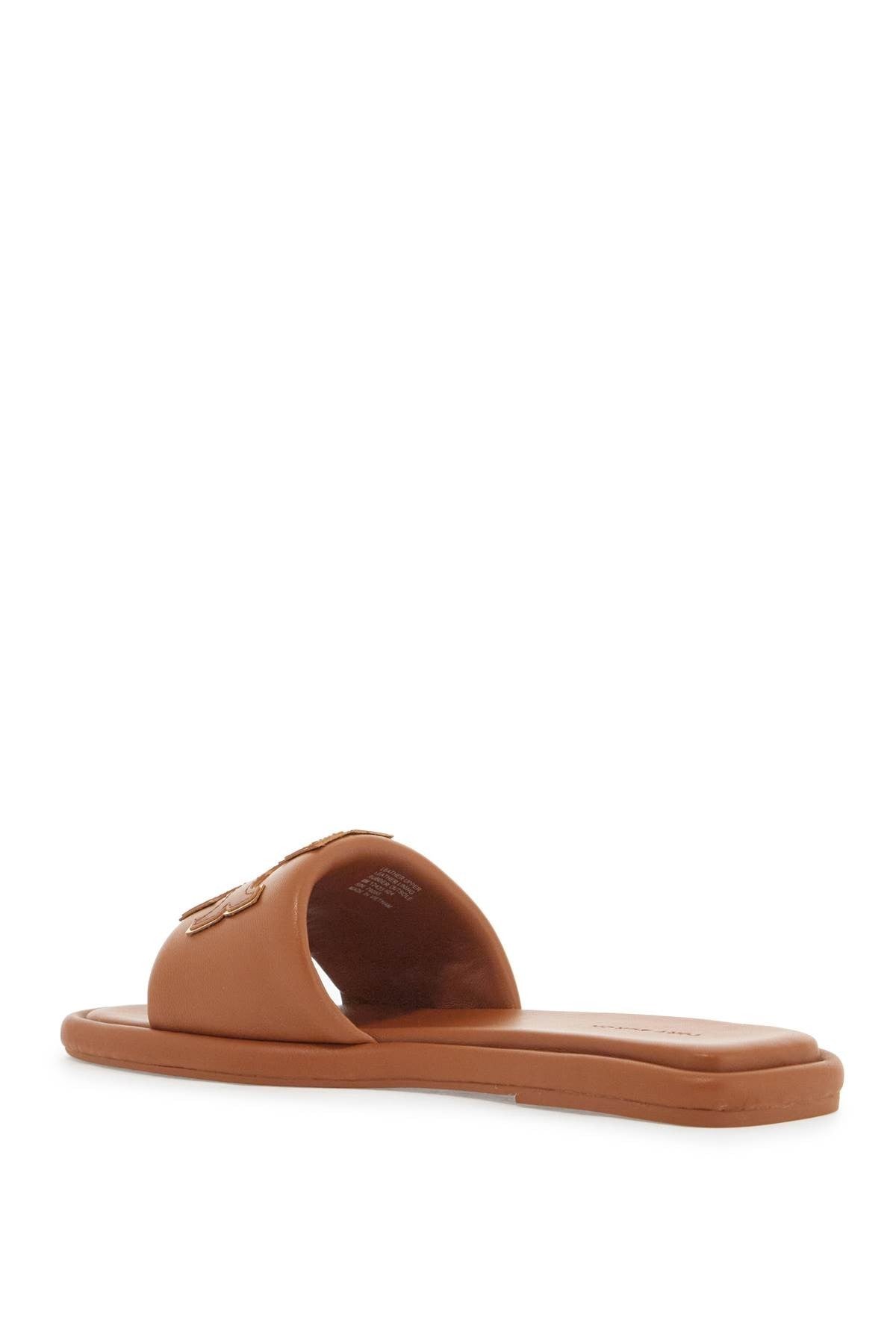 Tory Burch double t leather slides