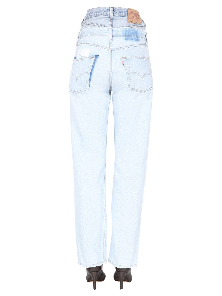 1/OFF DOUBLE WAISTED JEANS