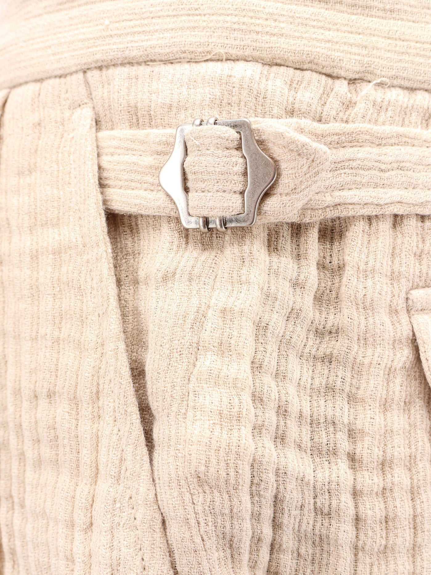 TONYWACK Double weave linen bermuda shorts