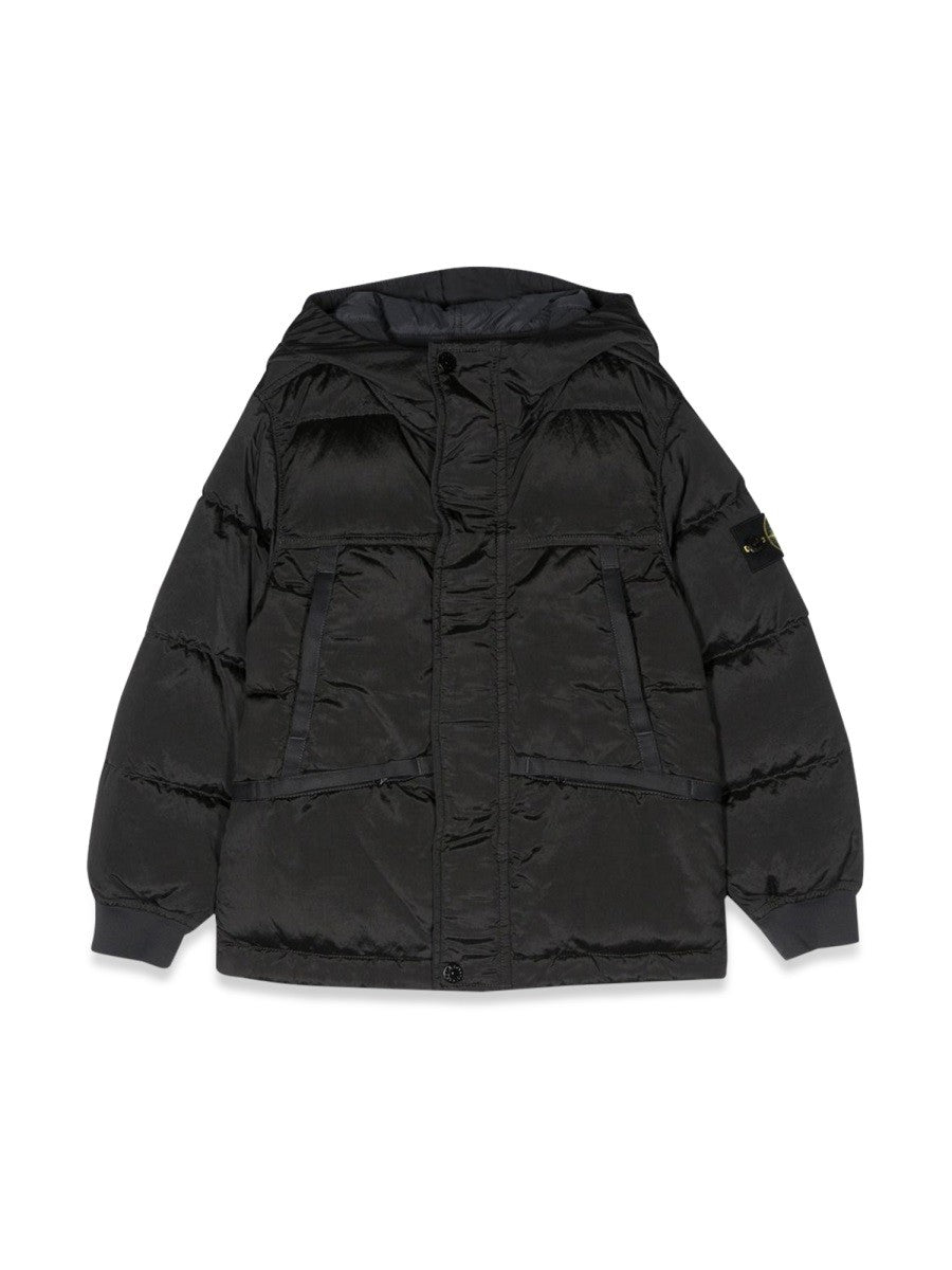 Stone Island DOWN JACKET BLOUSON SIDE LOGO PATCH