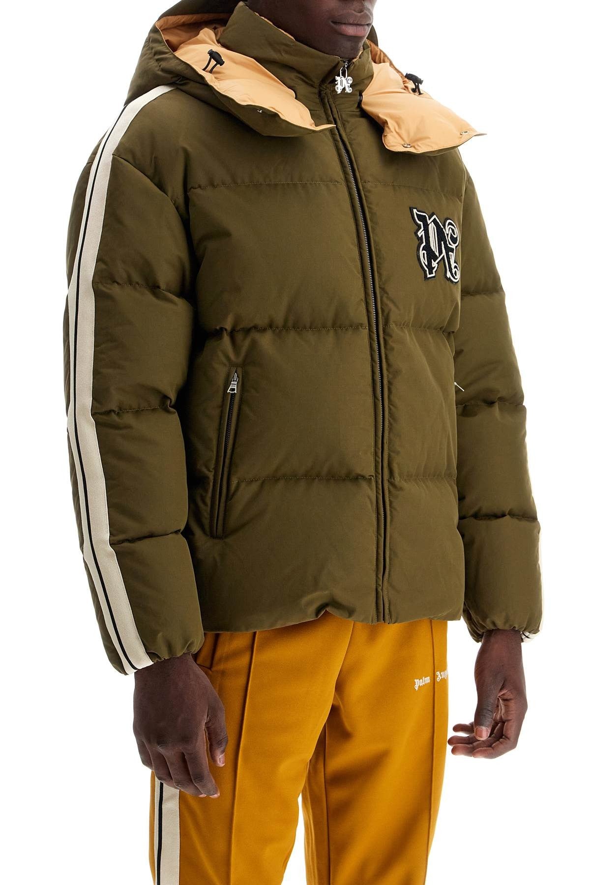 Off-white "down jacket with logo patch