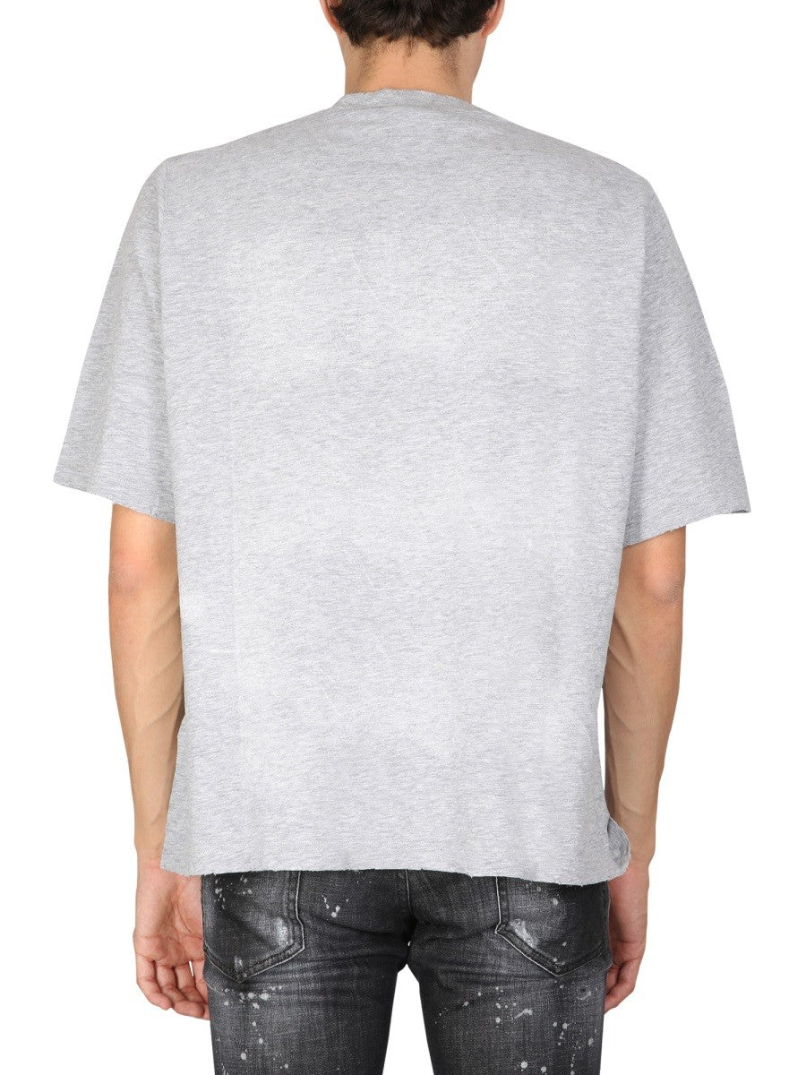 Dsquared DRAGON BROS FOOTBALL T-SHIRT