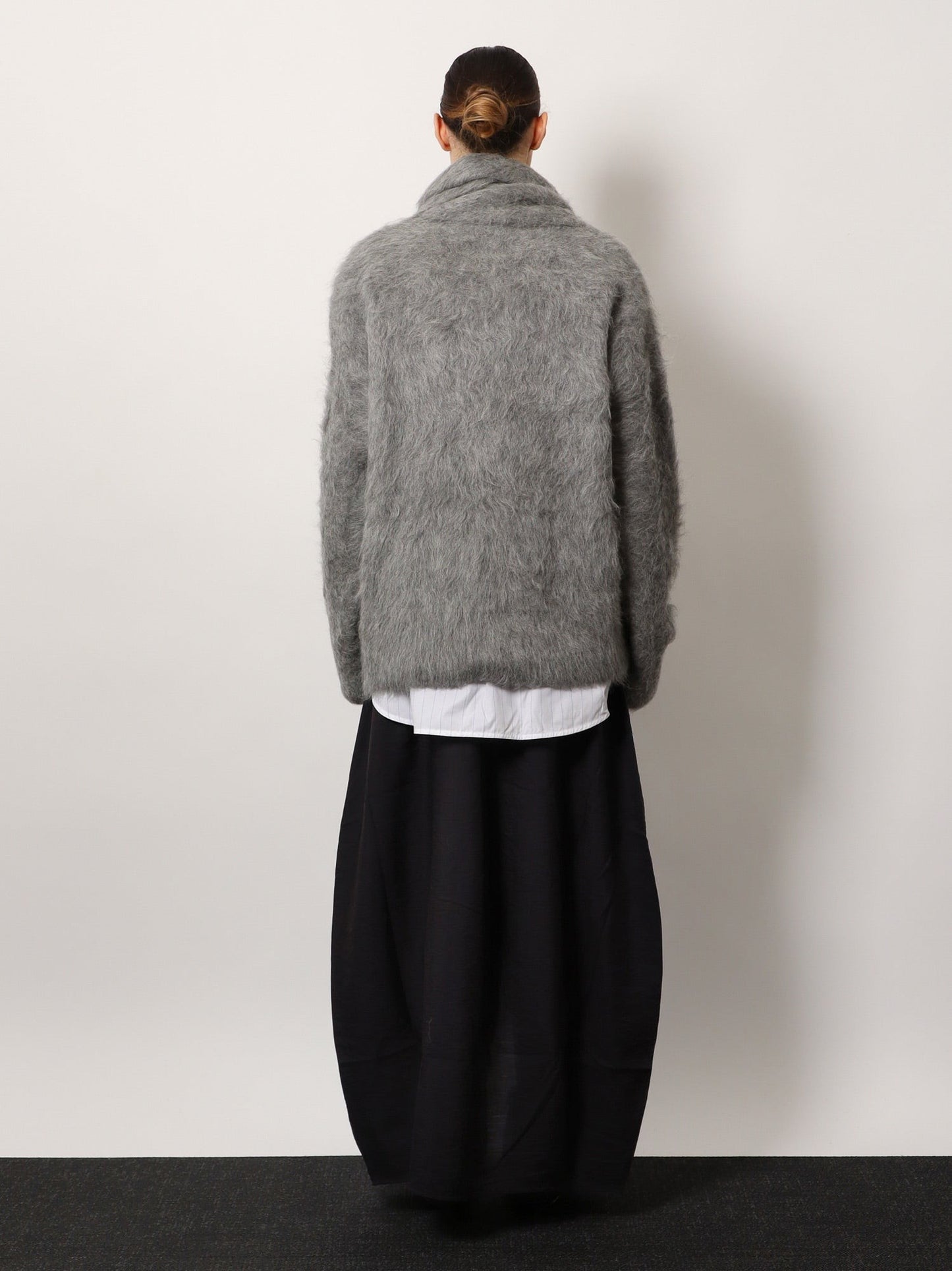 TOTEME Draped-scarf alpaca blend sweater