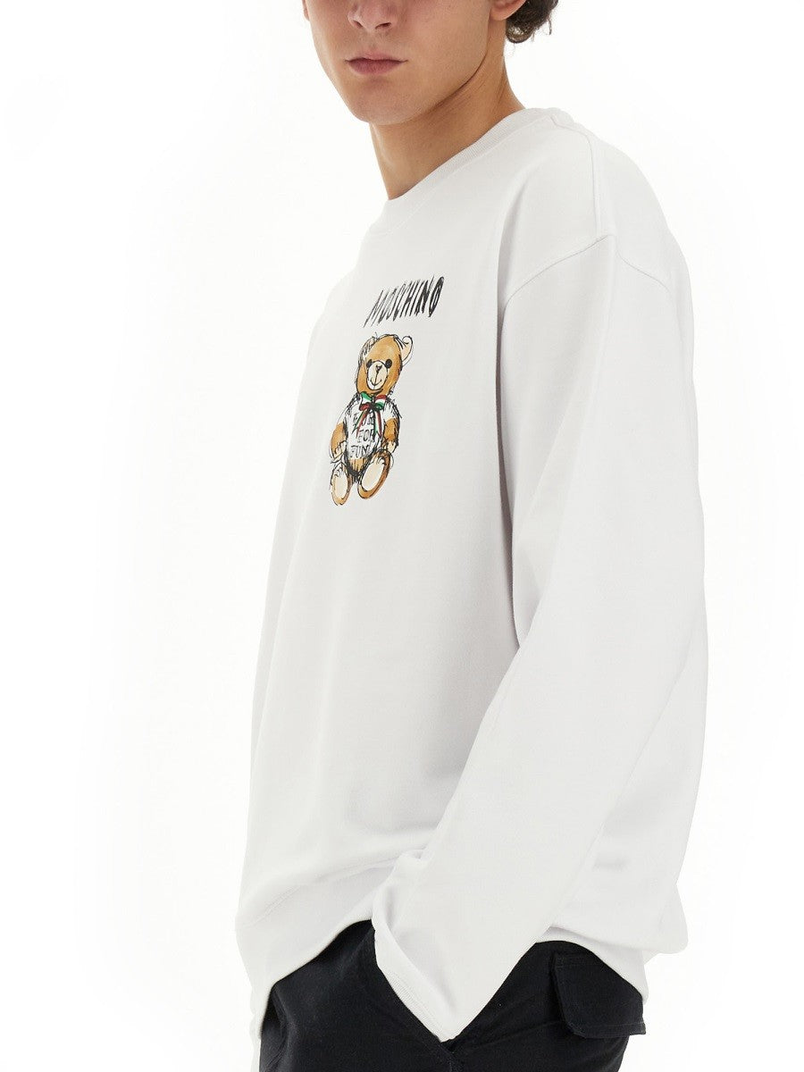 Moschino "DRAWN TEDDY BEAR" SWEATSHIRT