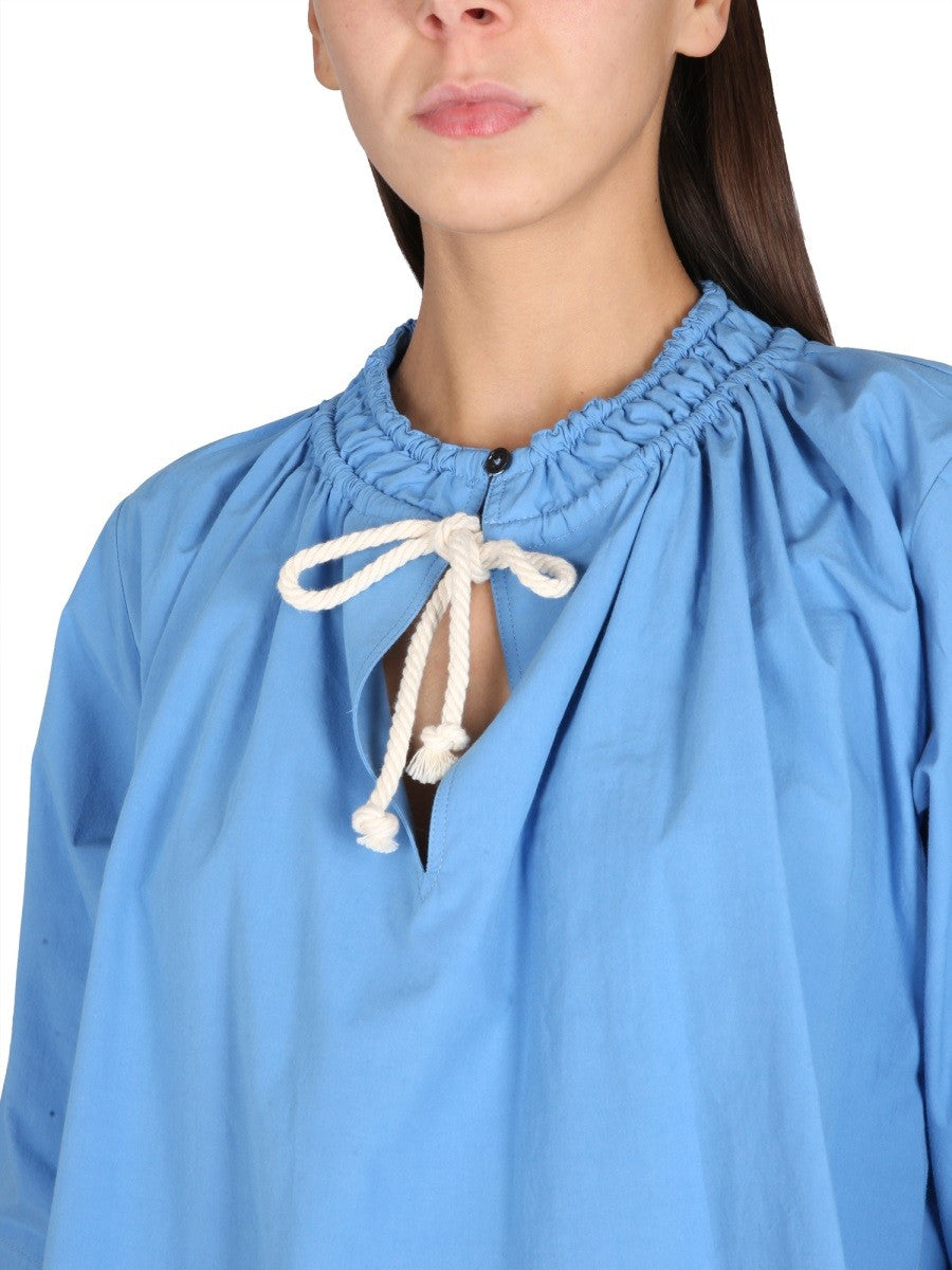 JIL SANDER DRAWSTRING TOP