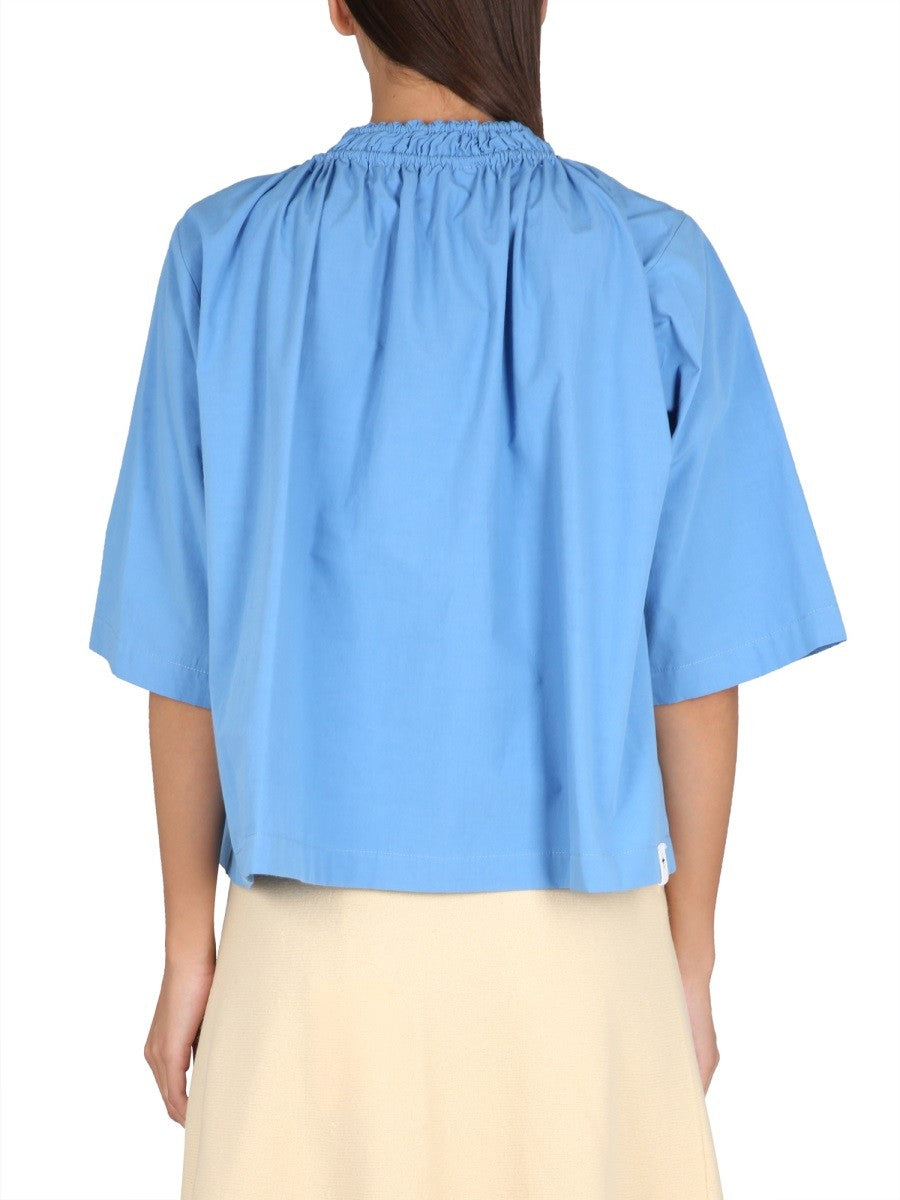 JIL SANDER DRAWSTRING TOP