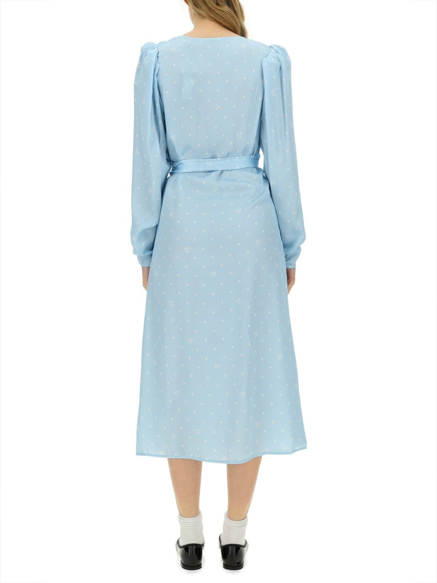 ROTATE BIRGER CHRISTENSEN DRESS WITH BOW