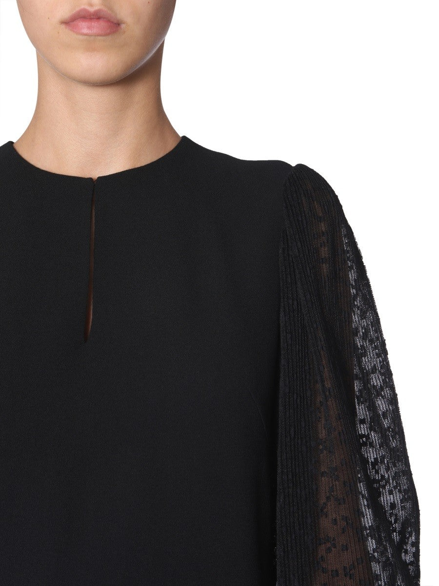 Givenchy DRESS WITH PLEATED SLEEVES