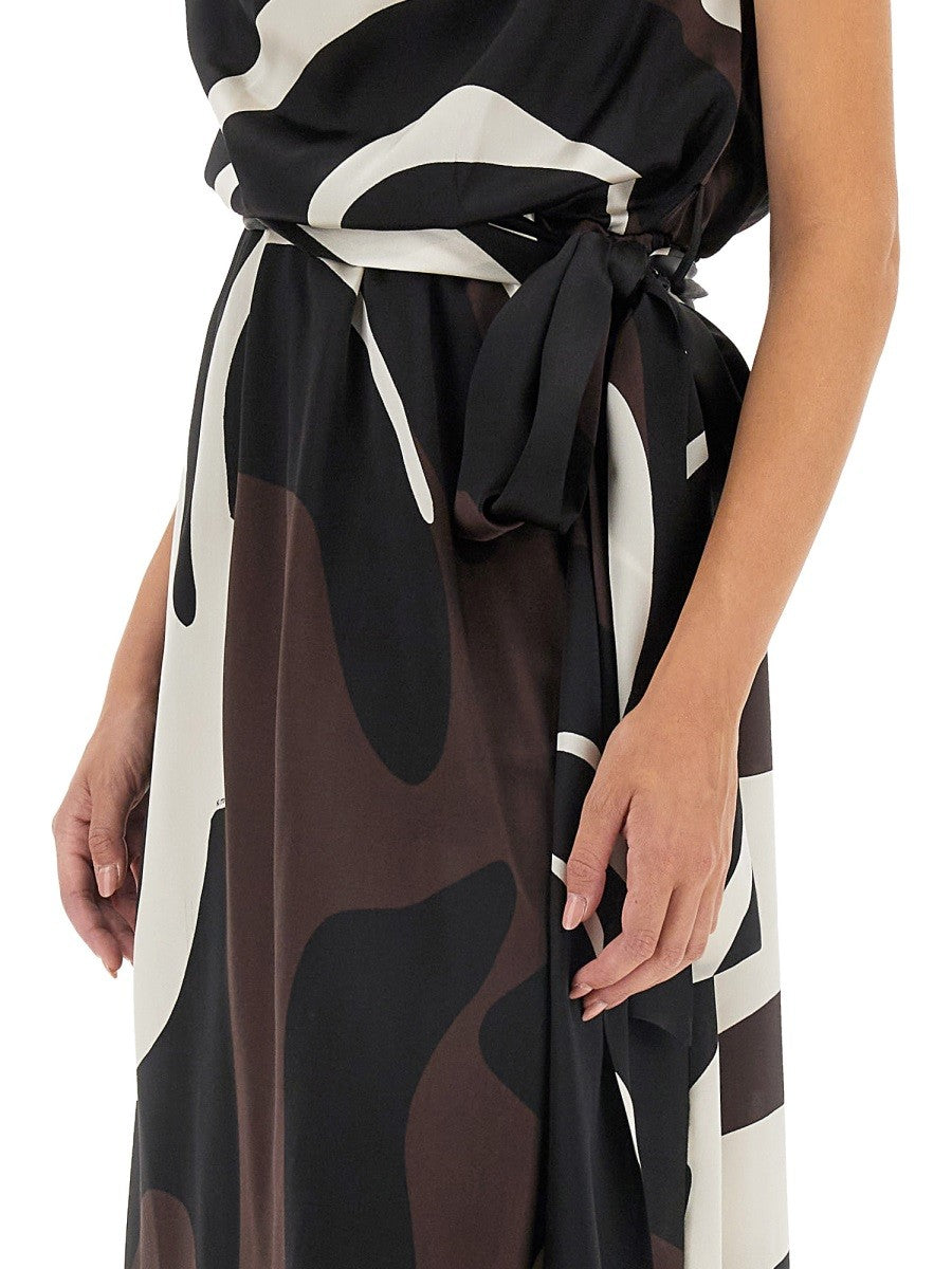 KITON DRESS WITH PRINT