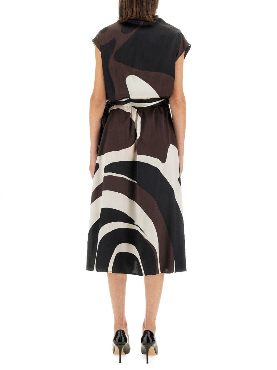 KITON DRESS WITH PRINT